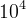 10^4