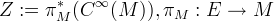 Z := \pi_M^*(C^\infty (M)), \pi_M:E \rightarrow M